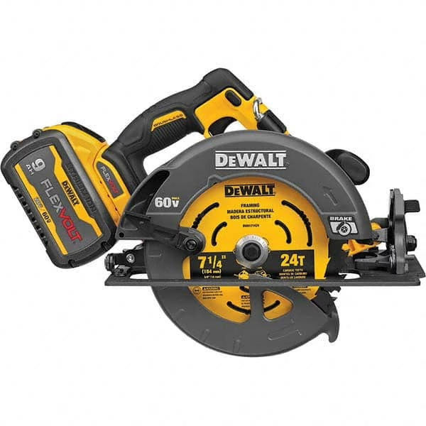 Dewalt FLEXVOLT 60 V 7 1/4 In. Cordless Brushless Circular Saw Kit (Battery & Charger)
